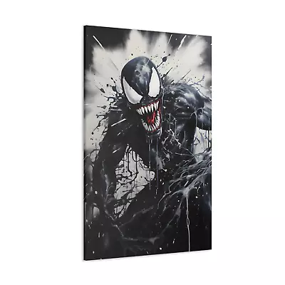 Venom Canvas Marvel Comic Super Villain Street Art Wall Art Decor • £15.99