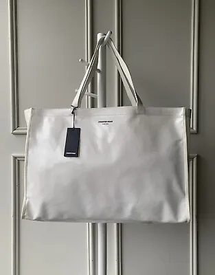 | COUNTRY ROAD | Coated Canvas Tote Bag White | $99.95 New • $79.95