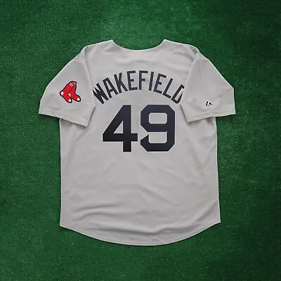 Tim Wakefield 2011 Boston Red Sox Grey Road Men's Jersey W/ Team Patch • $129.99