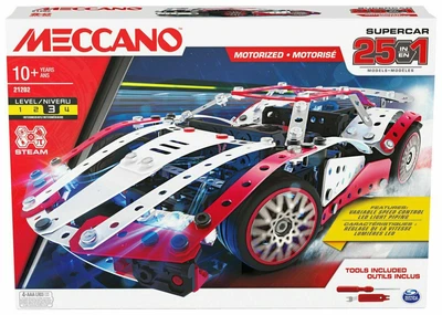£76.99 • Buy Meccano 25 Multi Model Supercar Set Ideal For The Intermediate Builder