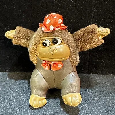 Wide Way Monkey Gorilla Ape Child Hat 5  Plush Stuffed Animal Toy Vintage • $14