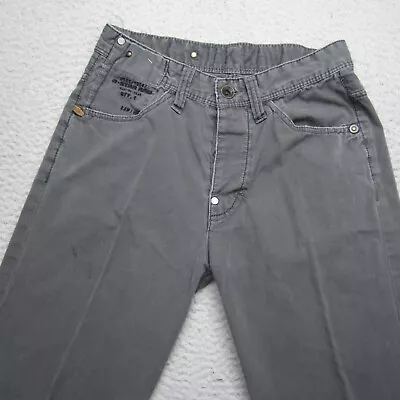 Vintage G Star Raw Pants Mens 28x32 Gray Straight Button Fly • $39.99