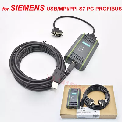 $33.96 • Buy Cable Adapter For SIEMENS USB/MPI/PPI S7 PC PROFIBUS WIN7-64 6ES7972-0CB20-0XA0