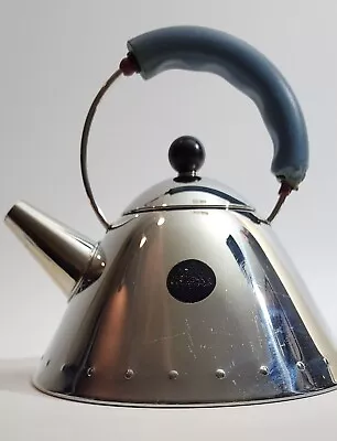 Alessi Michael Graves Tea Kettle Inox 18/10 Stainless Steel Well Used No Whistle • $19.99