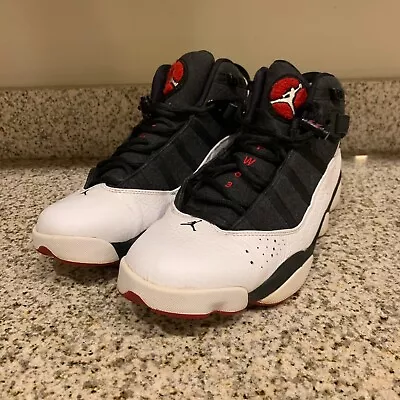 Jordan 6 Rings - Mens Size US 11 - White/Black/Gym Red Shoes 322992-012 Nike • $59.99