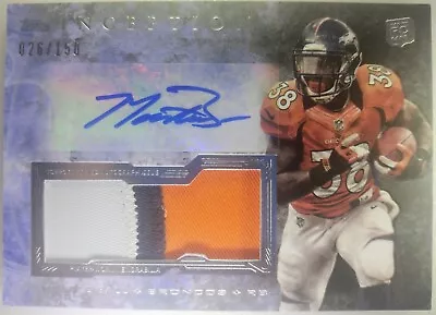 MONTEE BALL 2013 Topps Inception #IAJP-MBA ROOKIE JUMBO PATCH AUTO /150 RPA RC • $12.95