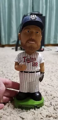 2002 Twins Bert Blyleven 28 Mountain Dew Bobble Dobble Bobble Head Collectable • $10