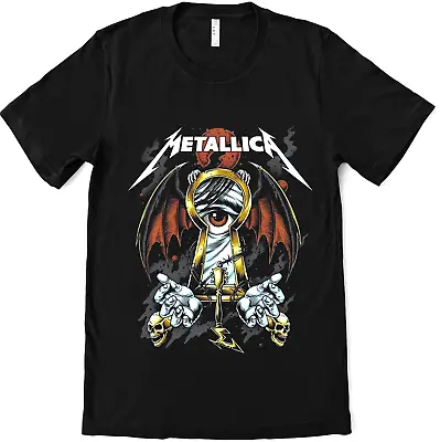 Metallica T-shirt Mens Womans Heavy Metal Rock Music Tee Top T Shirt 502 • £14.95