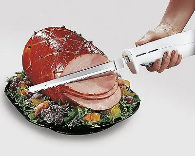 Sharp Electric Carving Knife Stainless Steel Blade Bread And Turkey Slice Knives • $25.69