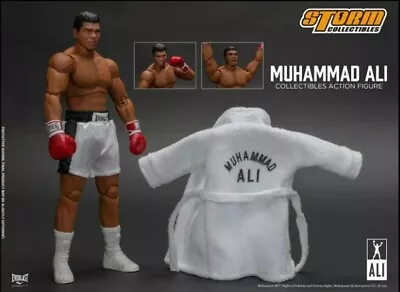 Muhammad Ali Storm Toys 1/12 Heavyweight Boxing Champ Three Head Carvings 18CM • $183.80