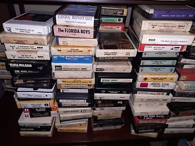 8 Track Tape Lot  - You Pick - No Limit - $5.50 Flat Rate Shipping • $2