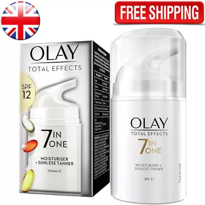 Olay Effects Touch Of Sunshine 7in1 Moisturiser Wd Sunless TannerDay Face Cream • £15.15