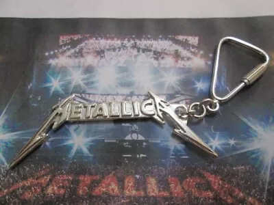 Metallica Metal Band Keychain Made Sterling Silver 925-artisan Product • $145