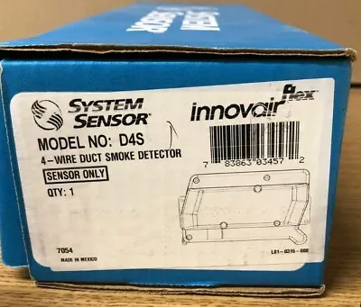 System Sensor D4S 4-Wire Duct Smoke Detectors. NIB!! • $115