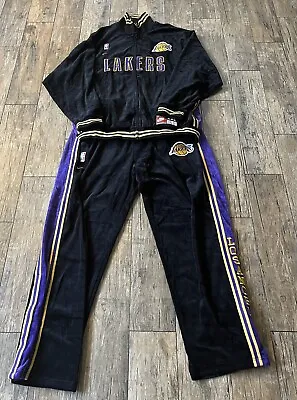 Vintage Nike Velour Kobe Bryant  Los Angeles Lakers Warm Up Suit Jogging Suit • $365