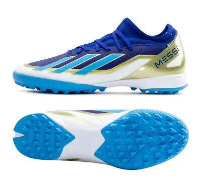 Adidas X Crazyfast Messi League TF Men's Football Shoes Soccer Blue NWT ID0718 • $105.21