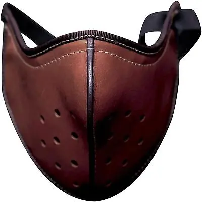 Outdoor Punk Leather Mask Motorcycle Biker Half Face Mask Mouth Prtection Cover • $8.89