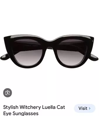 Witchery Luella Cat Eye 1305111 Sunglasses Black • $15