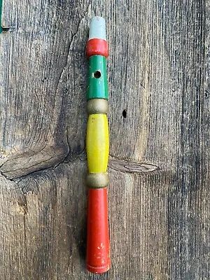 Painted Wood Toy Flute Recorder Musical Instrument Vintage • $12.75