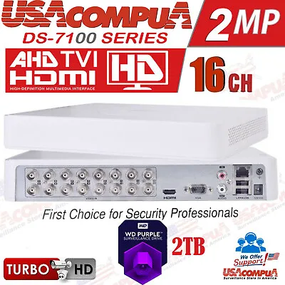 Hikvision 16 / 8 / 4 CH DVR DS-7100HGHI-F1 AHD HD-TVI H.264 Turbo HD ORIGINAL • $84.99