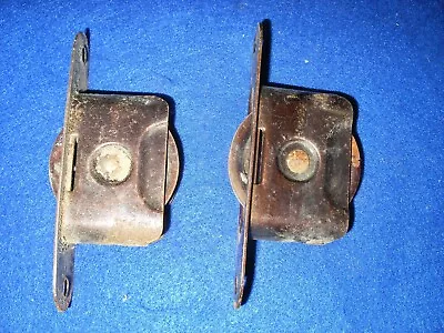 2 Antique Window Rope Sash Weight Pulleys 2  National Lock Co. Rockford Il • $14.99