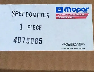 MoPar 1972 73 74 75 76 77 78 79 80 Dodge Truck Ramcharger Speedometer KPH • $75