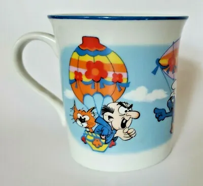 $18.99 • Buy Smurfs Gargamel Azreal Coffee Mug W. Berrie 1982 Smurf Balloons-Ceramic Mug