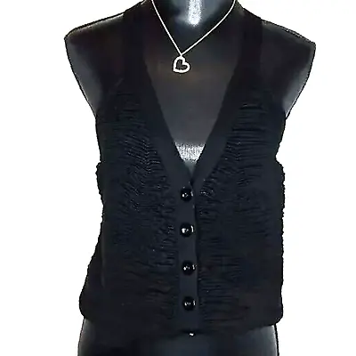 Marc By Marc Jacobs Black Wool Halter Top - M • $17.99