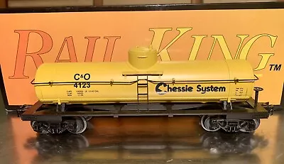 MTH RailKing 30-7308 Chesapeake & Ohio Semi Scale Tank Car • $27.99