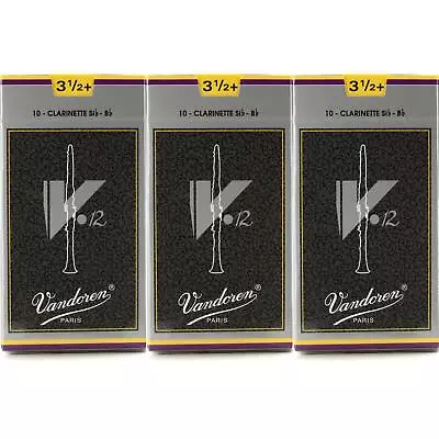 Vandoren V12 Bb Clarinet Reed - 3.5+ (30-pack) • $111