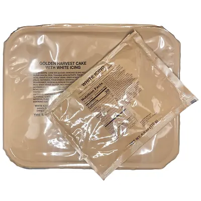 Military MRE Tray Pack (UGR) Golden Harvest Cake Unitized Group Ration • $18.95