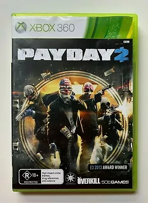 Payday 2 Pay Day 2 Xbox 360 Game Xbox360 Pal Version *aus Seller* Good Condition • $9.90