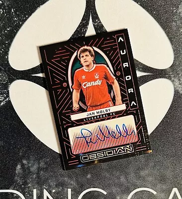 2022-23 Obsidian Soccer Panini - Jan Molby Aurora Autograph Tmall #/44 Liverpool • £30.96