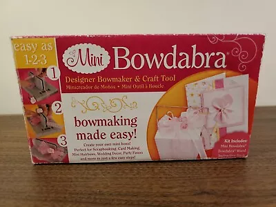 Mini Bowdabra Designer Bow Maker Model BOW2100 Original Instructions Crafts • $9.99