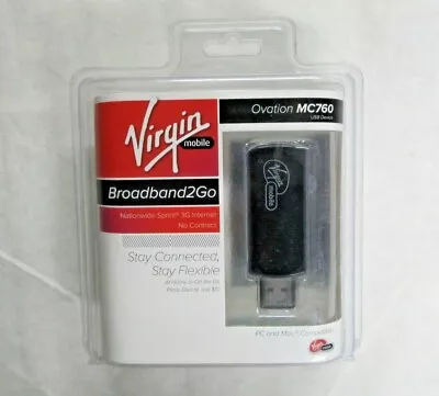 Virgin Mobile Ovation MC760 Broadband 2Go  New • $21.95