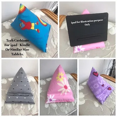 IPad Beanie Tech Cushion Pillow Tablet Holder EReader Kindle Stand BeanBag • £8.99