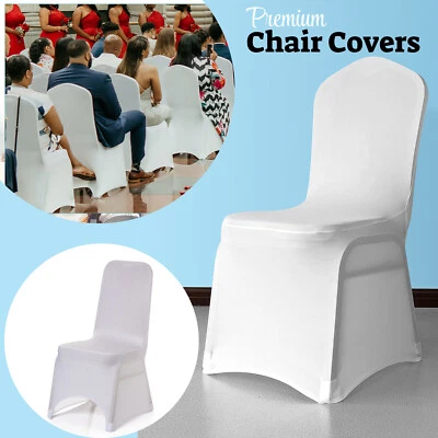 £2.54 • Buy 1-100 Spandex Stretch Wedding Chair Cover Covers Banquet Anniversary Party Decor