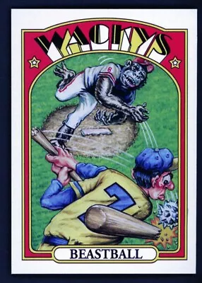 Beastball Wacky Packages OS4 Old School All-Stars 2012 Topps Baseball Card #4 • $1.74