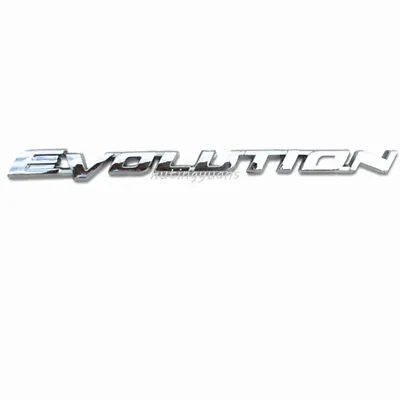 Chrome EVOLUTION Emblem Rear Badge Decal Sticker Logo For Mitsubishi Lancer • $13.58