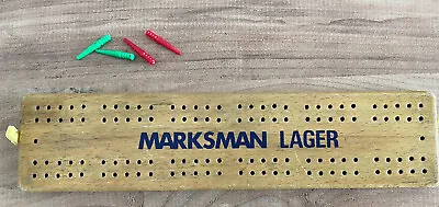 £5.50 • Buy Mansfield Brewery .  Marksman Lager Cribbage Board