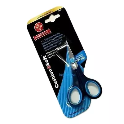 Scissors Mundial 4 1/4 Inch Embroidery Ergonomic L & R • $9.95