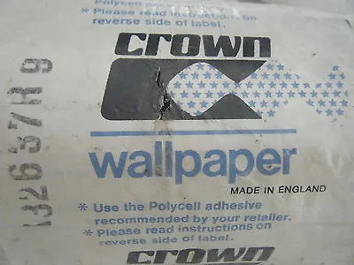 £12 • Buy C4 Wallpaper Crown X32637R9 VINTAGE W7