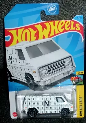 2023 HOT WHEELS 70s Van 2/10 HW Art Cars 16/250 Diecast Mattel • $7.99