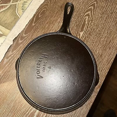 Vintage Vollrath Ware #8 Cast Iron Skillet Fully Restored Sits Flat! • $125