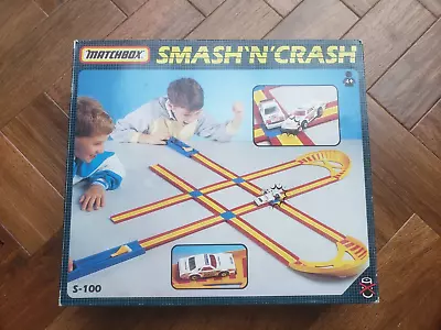 Matchbox Smash 'N' Crash S-100 Race Track Vintage 90’s *No Cars* • £15.99