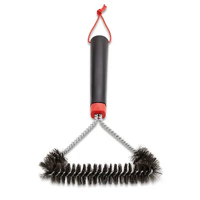 Weber 3-Sided Grill Brush (Small) Barbecue BBQ Cleaning Brush • $27.95