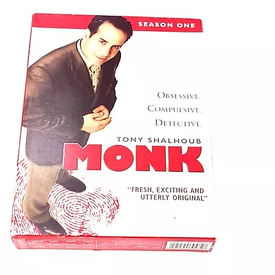 MONK - The Complete First 1 One Season DVD TV • $3.99