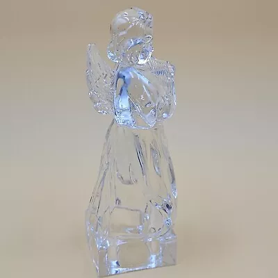 Mikasa Herald Collection Angelic Harp Figurine Cleat Lead Crystal 9  T • $14.95