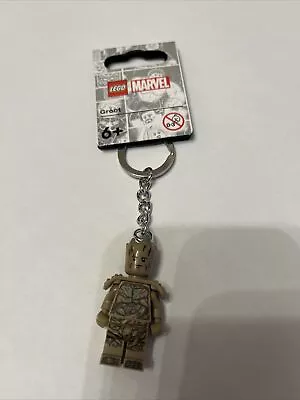 LEGO 854291 -Marvel Super Heroes Groot Minifigure Keyring/Keychain - BNWT • £8.50