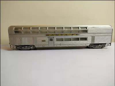 Vintage HO Scale Fleischmann Santa Fe #576 Illuminated Observation No Box • $31